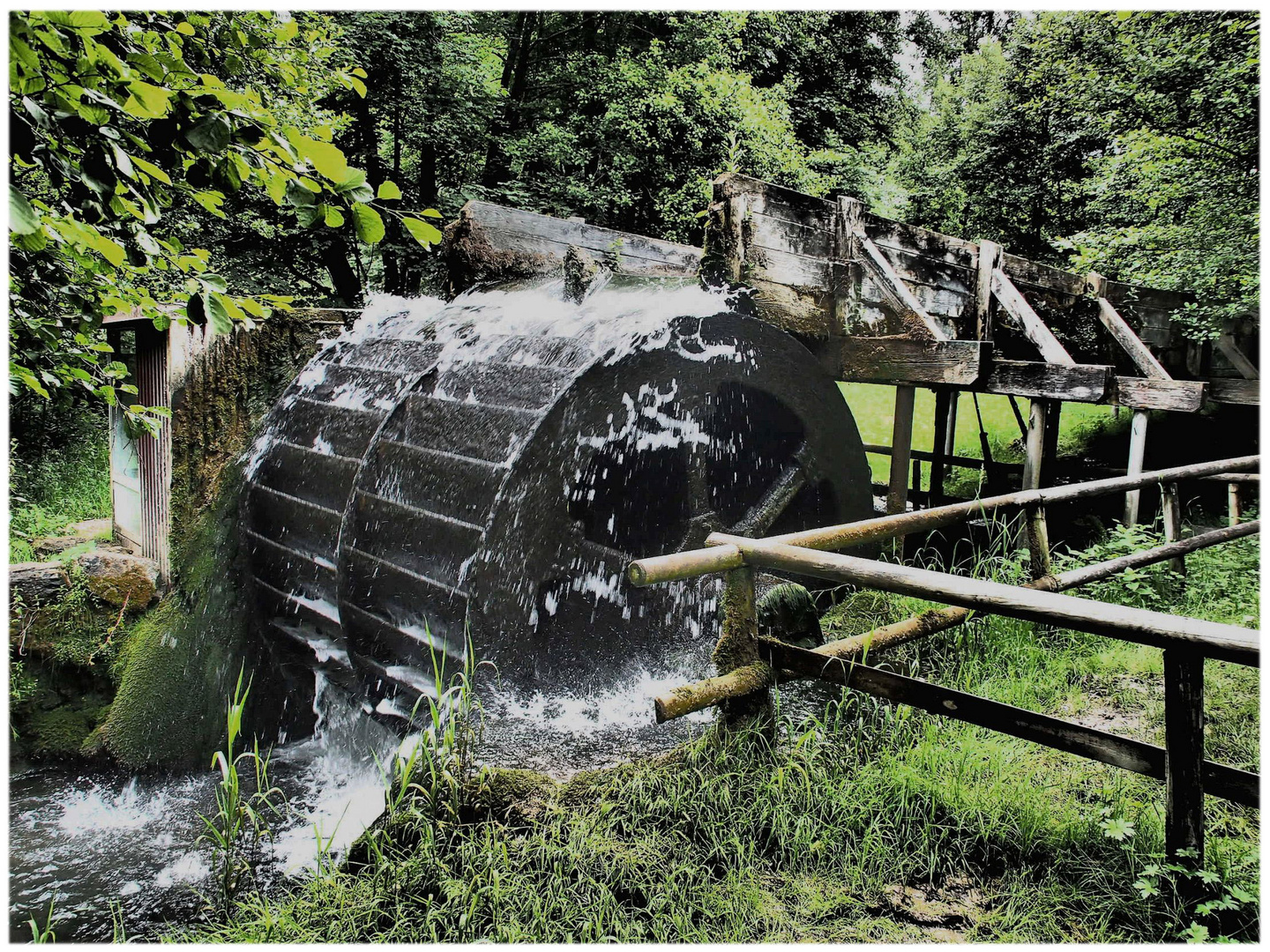 Das Wasserrad von Egloffstein