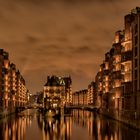 Das Wasserschloss Hamburg in der Speicherstadt