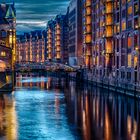 Das Wasserschloss in der Hamburger Speicherstadt