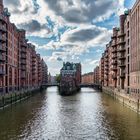 DAS WASSERSCHLOSS IN DER HAMBURGER SPEICHERSTADT - SEPTEMBER 2020