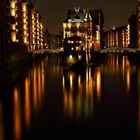 Das Wasserschloss in der Speicherstadt.