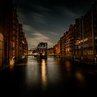 Das Wasserschloss in der Speicherstadt.