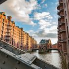 Das Wasserschloss in der Speicherstadt. 