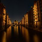 Das Wasserschloss in der Speicherstadt Hamburg