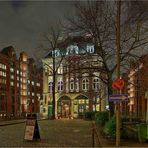 Das Wasserschloß in der Speicherstadt.einmal von....