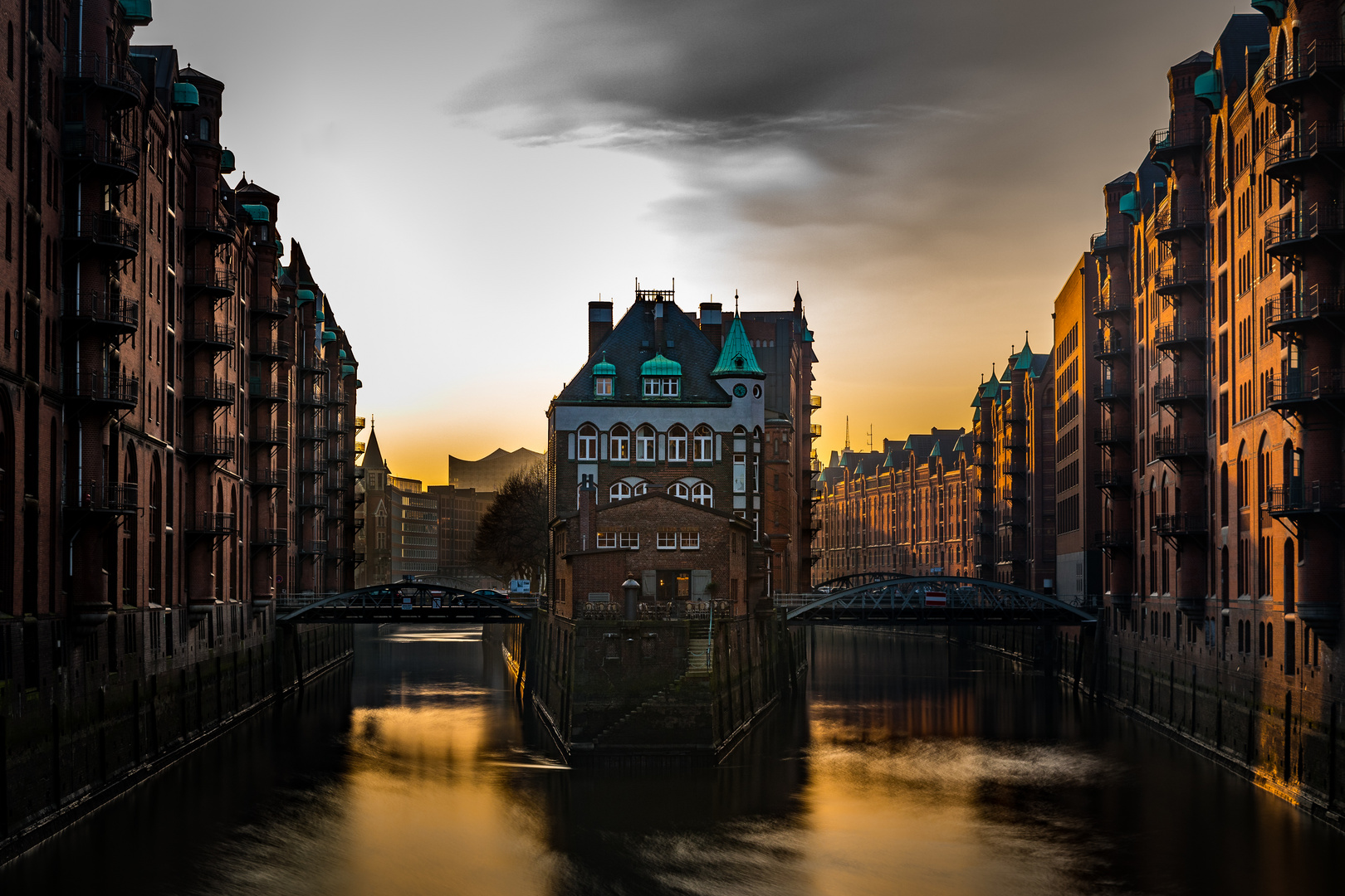 Das Wasserschloss in Hamburg