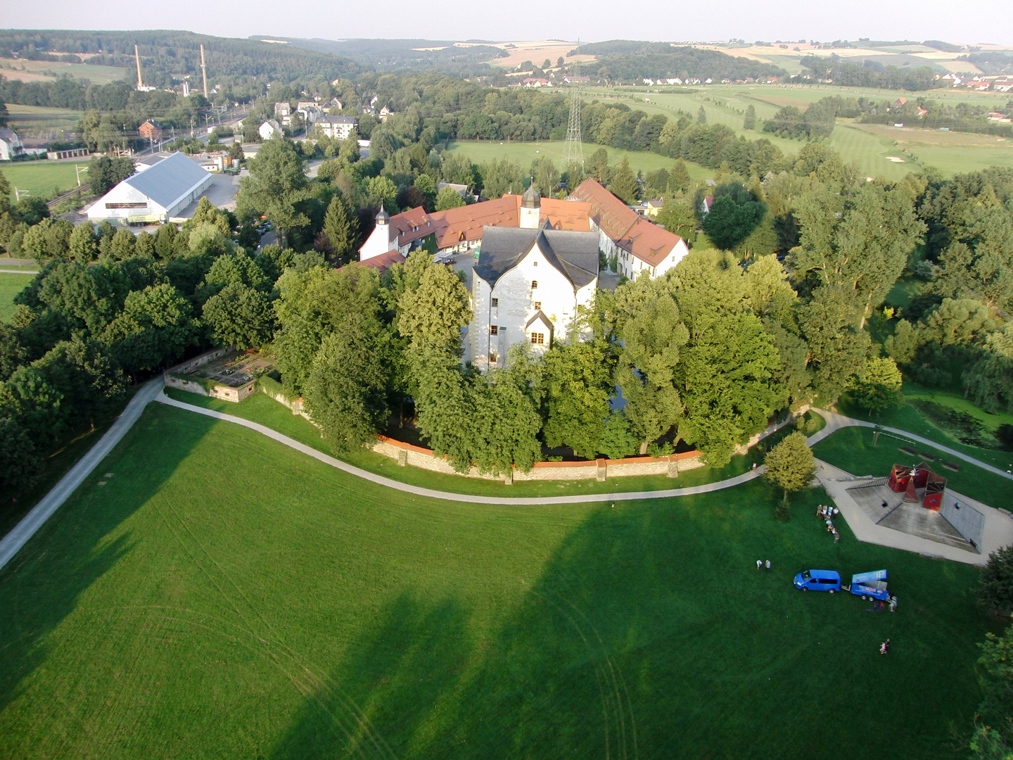 Das Wasserschloß in Klaffenbach