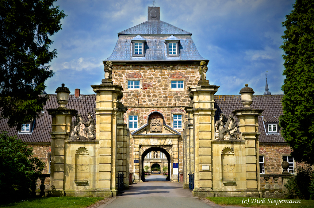 Das Wasserschloss Lembeck im Münsterland