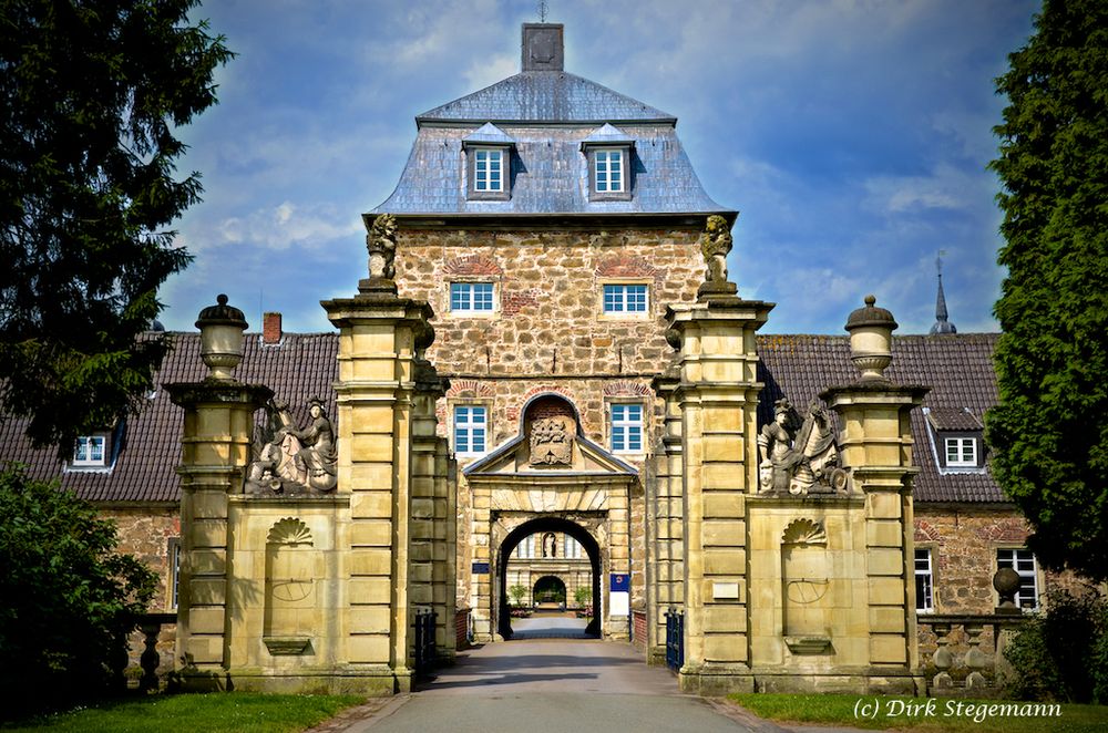 Das Wasserschloss Lembeck im Münsterland