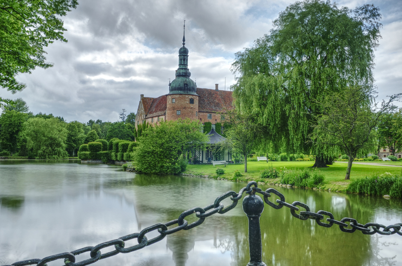 Das Wasserschloss Vittskövle (Schweden)