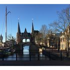 Das "Waterpoort" (Wassertor) in Sneek ...