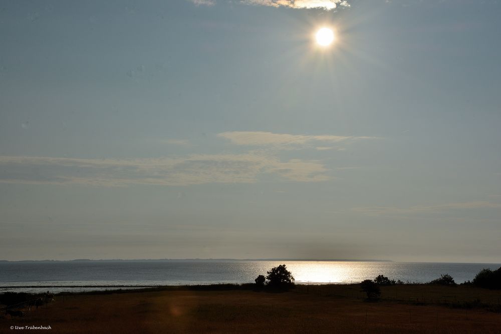 Das Watt zwischen Amrum und Föhr morgens um kurz nach 6 Uhr