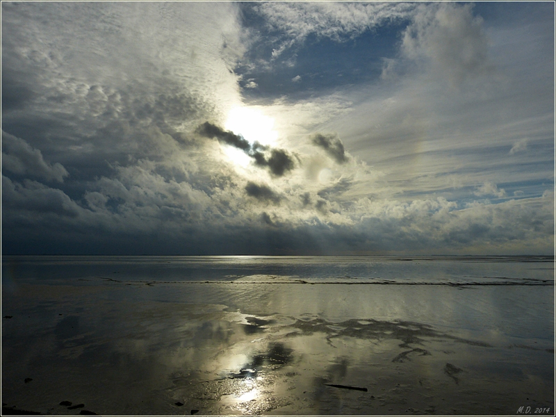 Das Wattenmeer am Dollart.