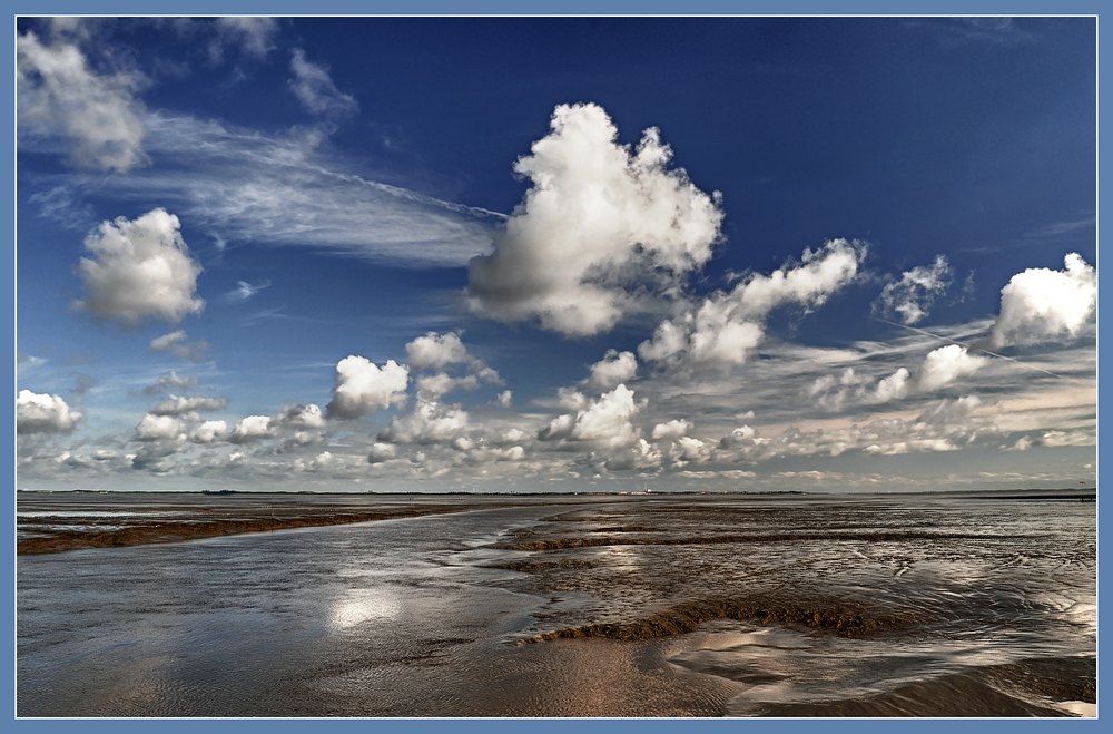 Das  Wattenmeer am Jadebusen