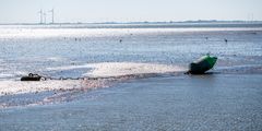 Das Wattenmeer bei Ebbe