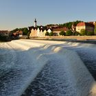 Das Wehr in Landsberg am Lech