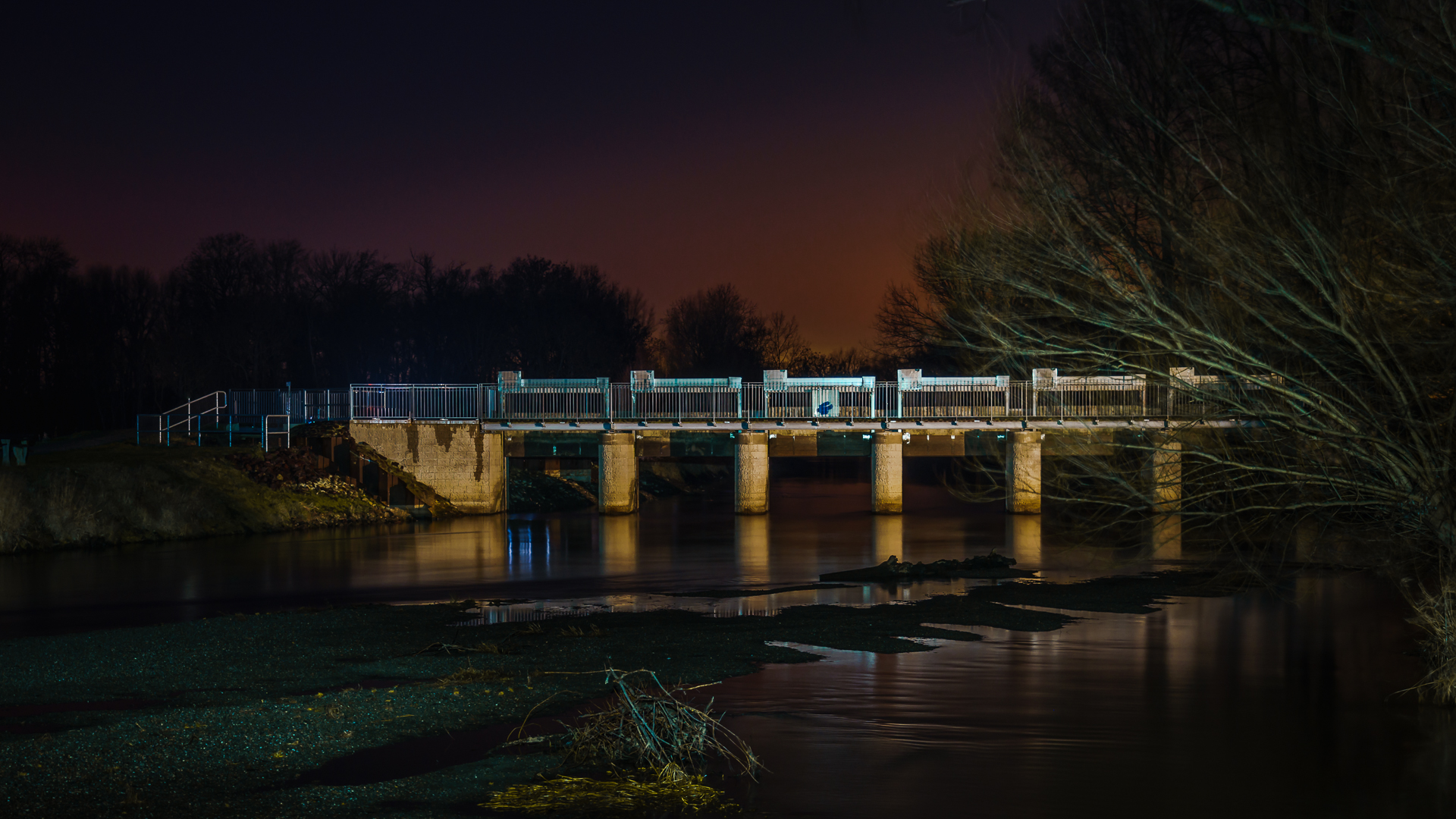 Das Wehr in Rothenförde