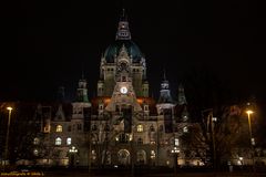 Das weihnachtliche Neue Rathaus in Hannover