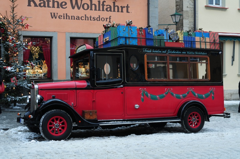Das Weihnachtsauto Foto &amp; Bild | gratulation und feiertage, weihnachten