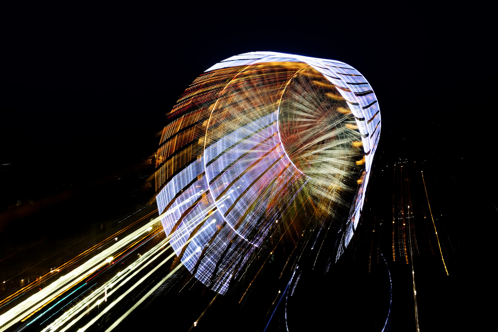 Das Weihnachtsriesenrad ...