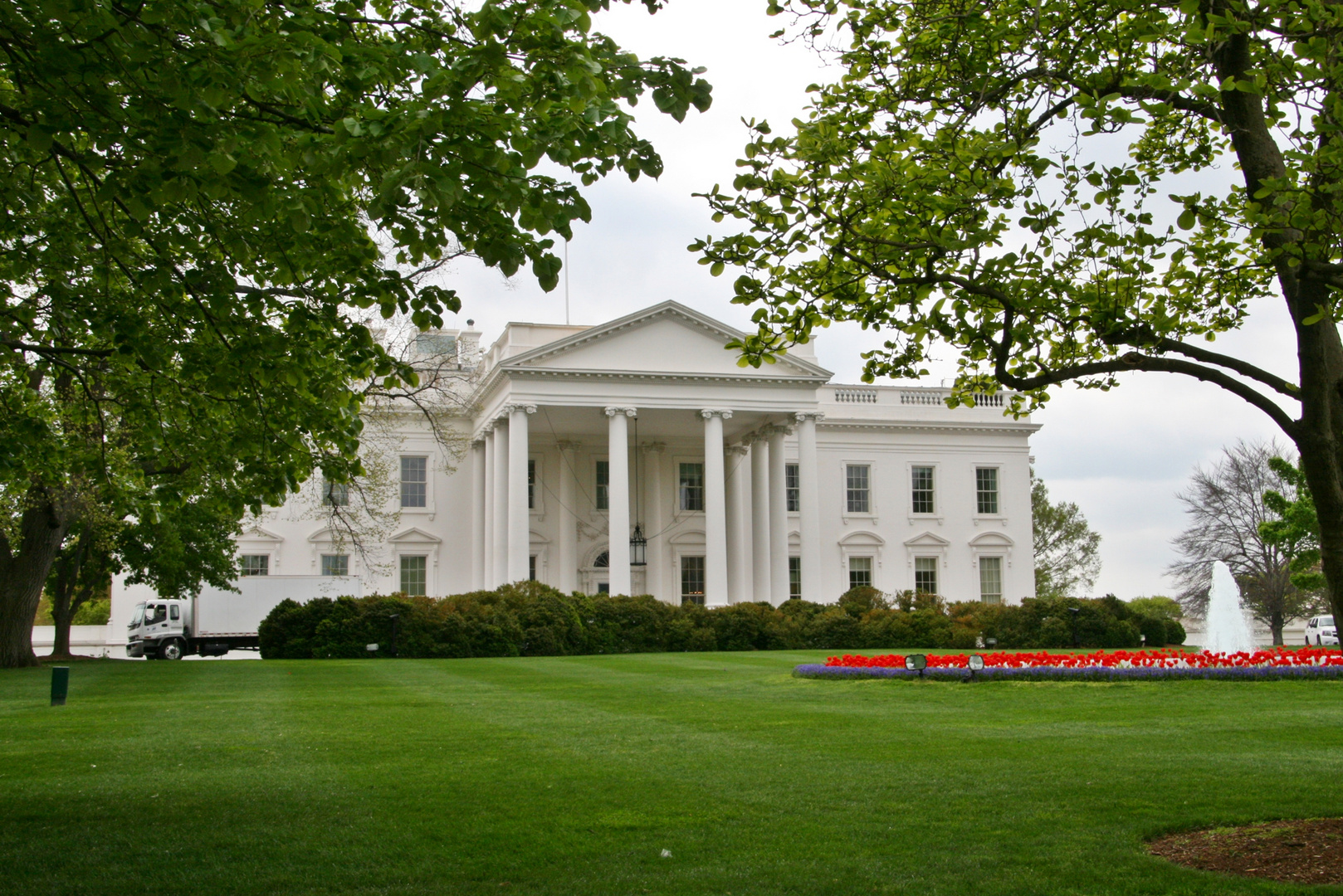 Das weiße Haus in Washington DC ...