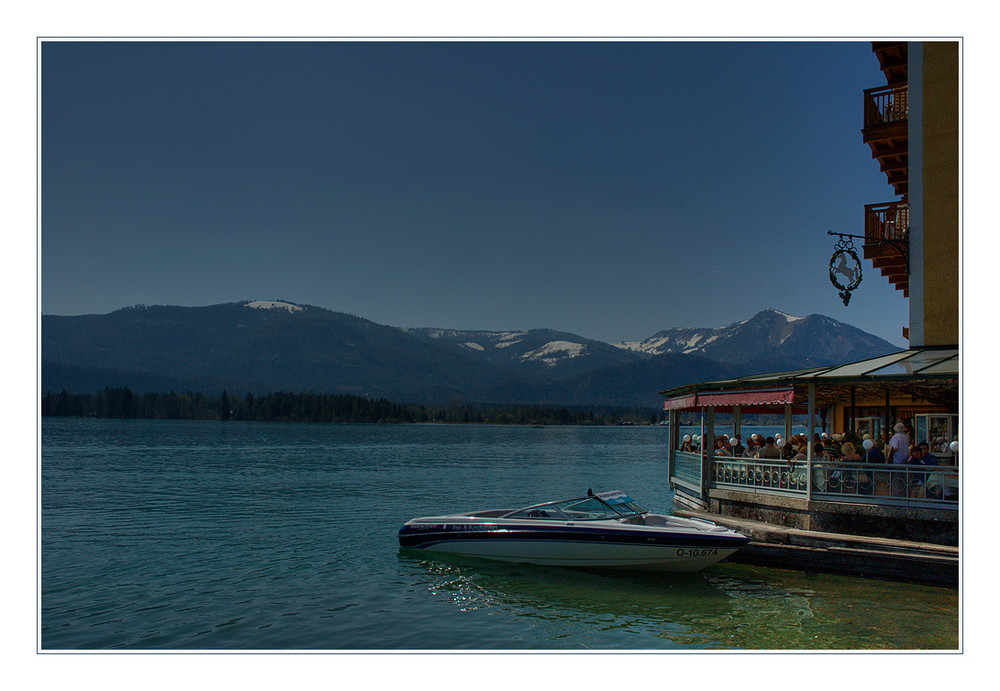 das weiße Rösl am Wolfgangsee