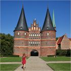 Das weltberühmte Holstentor in Lübeck