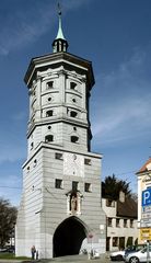 Das Wertachbrucker Tor in Augsburg