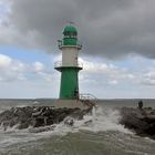 Das Westmolenfeuer zur Warnemünder Woche 2019