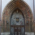 Das Westportal der Kirche St. Nikolai in Stralsund