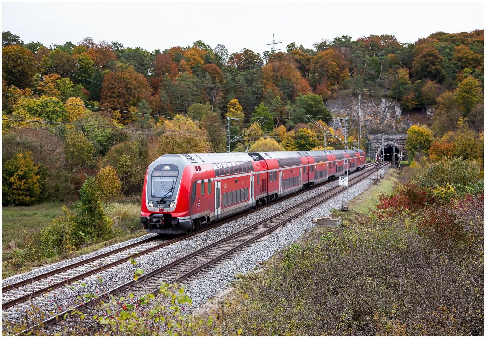 Das Westportal des Esslinger-Berg-Tunnel