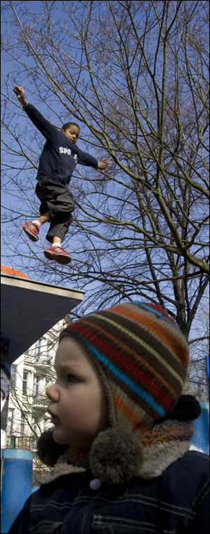 Das Wetter wird besser, die Kinder fliegen wieder tiefer