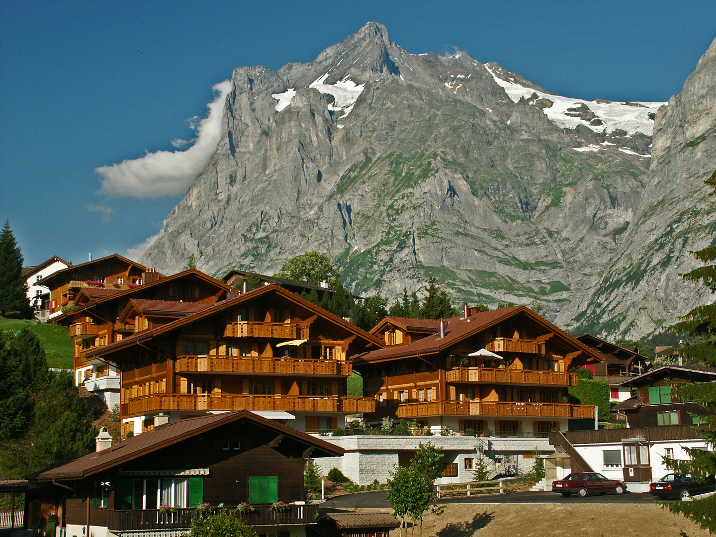 Das Wetterhorn im Berner Oberland