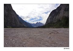 das Wimbachtal bei einer Wanderung.......