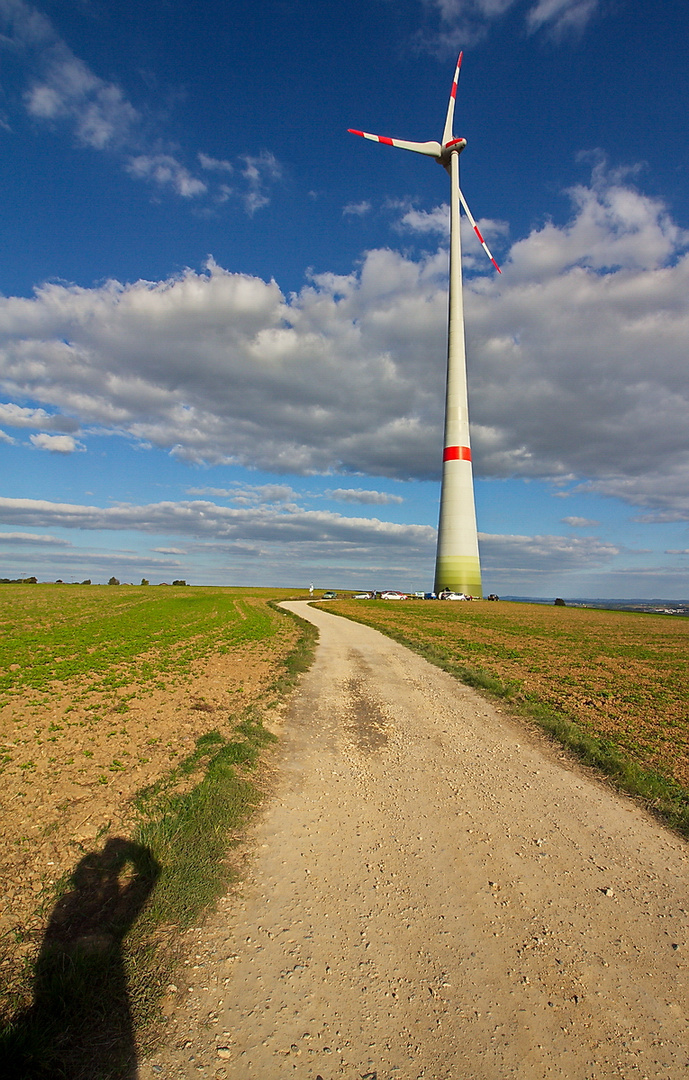 Das Windrad bei Ingersheim im Visier!