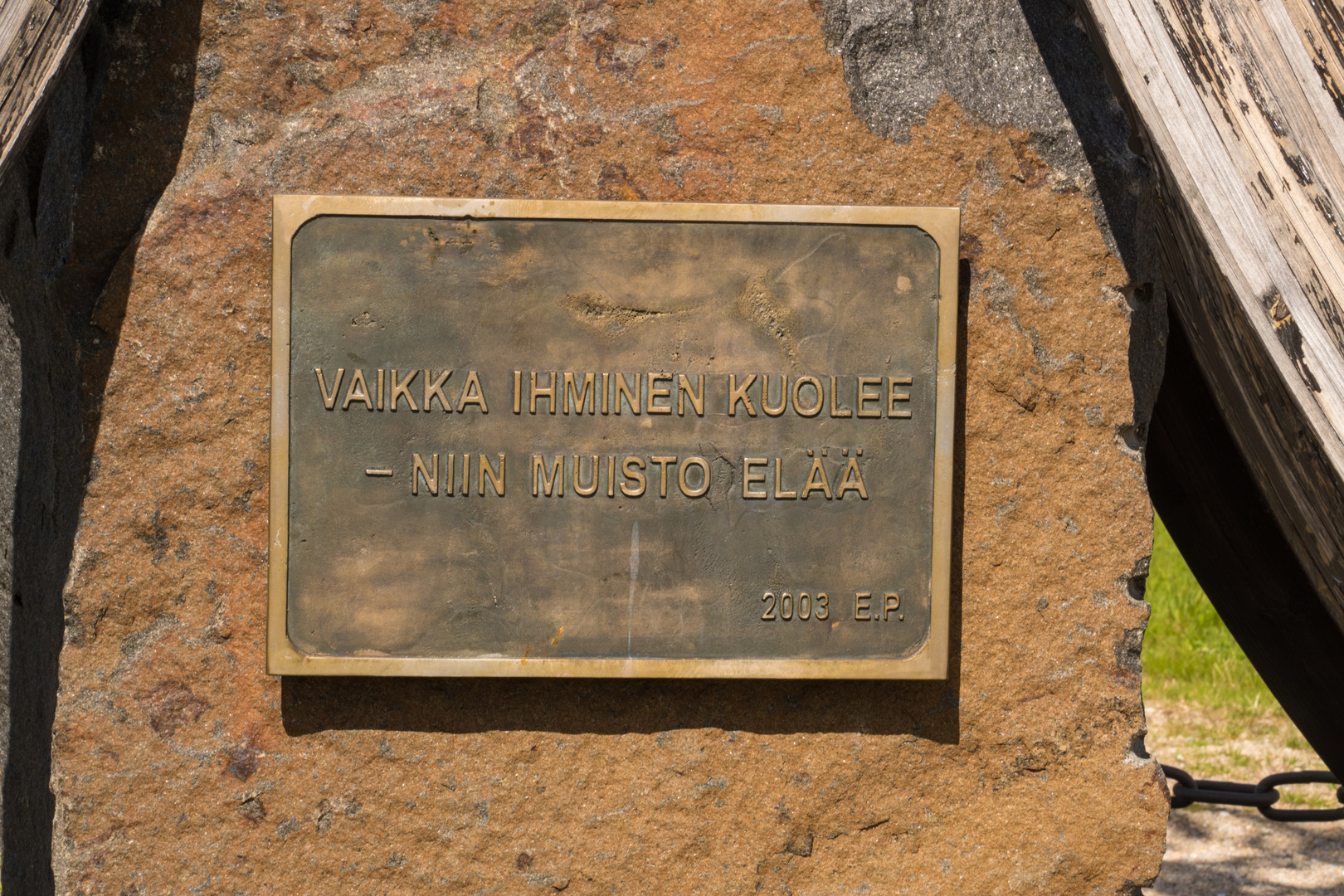 Das Winterkriegsmonument in Raatteen Portii,Finnland