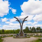 Das Winterkriegsmonument in Raatteen Portti,Finnland