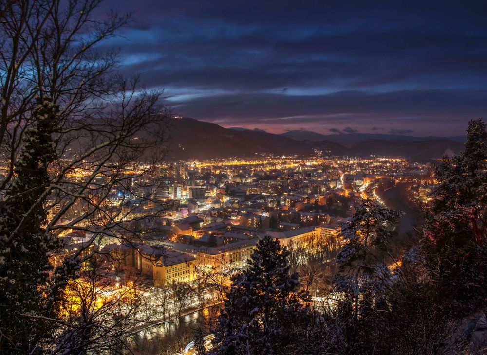 Das winterliche Graz