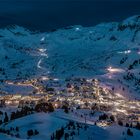 Das winterliche Obertauern bei Nacht