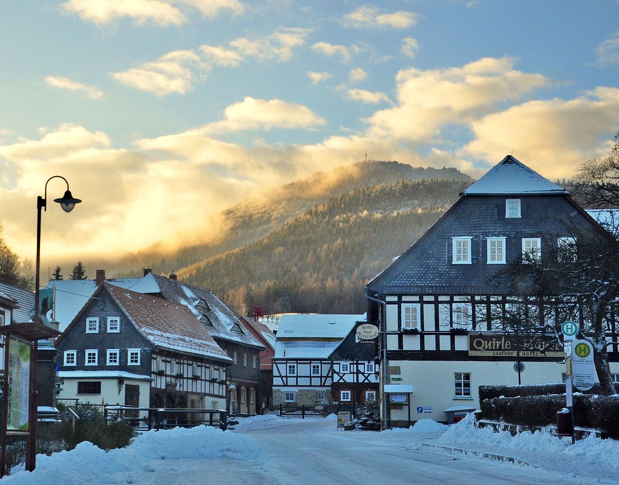 Das winterliche Waltersdorf