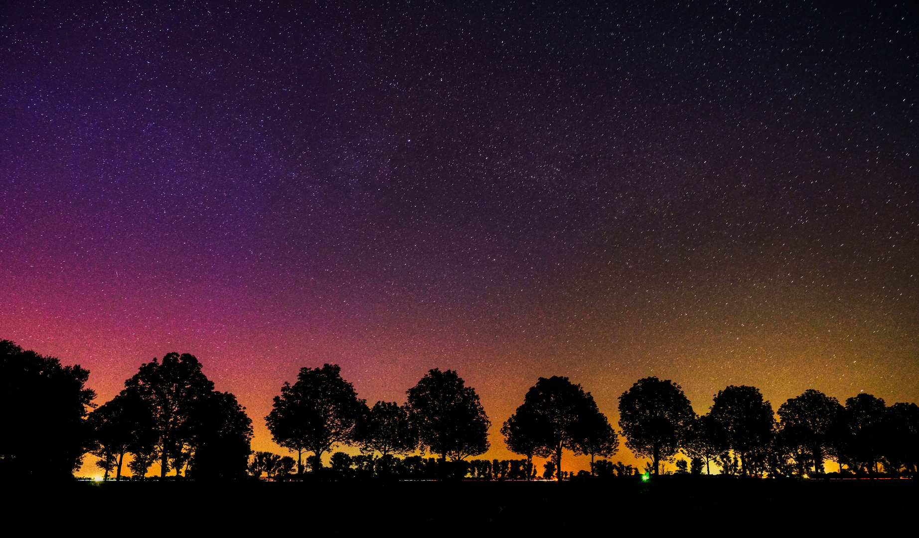 Das wirklich allerletzte Aufbegehren der Polarlichter in LE ...