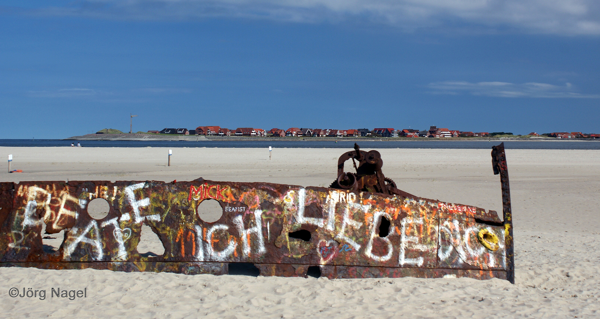 Das Wrack von Norderney