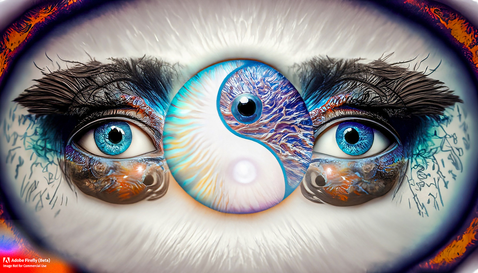 Das Yin Yang Zeichen Foto & Bild art, digiart, fantasy Bilder auf