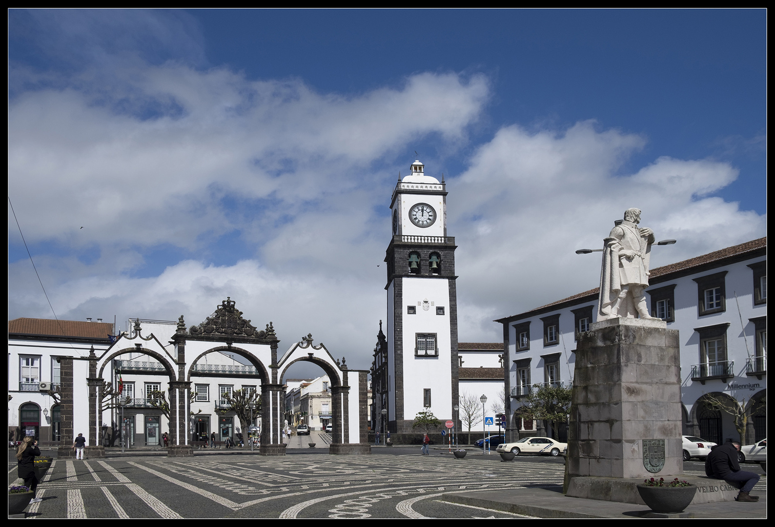 Das Zentrum der Altstadt Ponta Delgadas