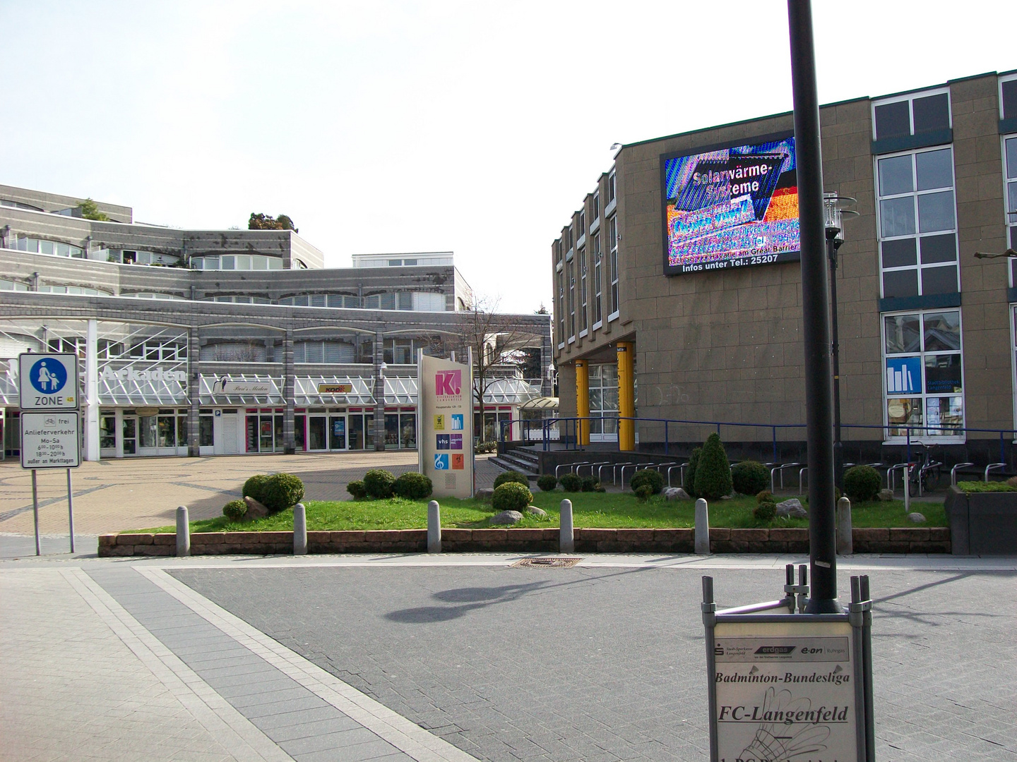 das Zentrum von Langenfeld