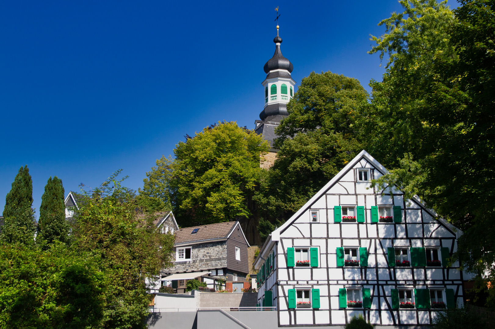 Das Zentrum von Solingen Gräfrath