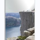 das Ziel, der Preikestolen ist in Sicht ...