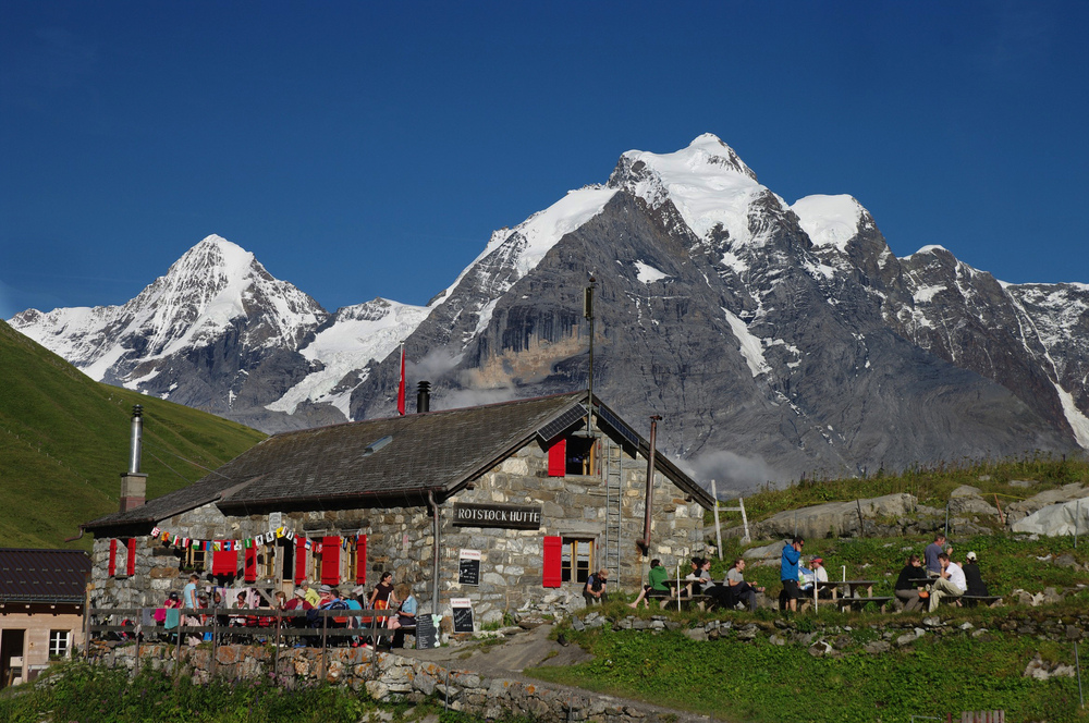 Das Ziel die Rot- Stockhütte ist erreicht