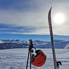 Das Ziel  einer leichten Skitour ist erreicht