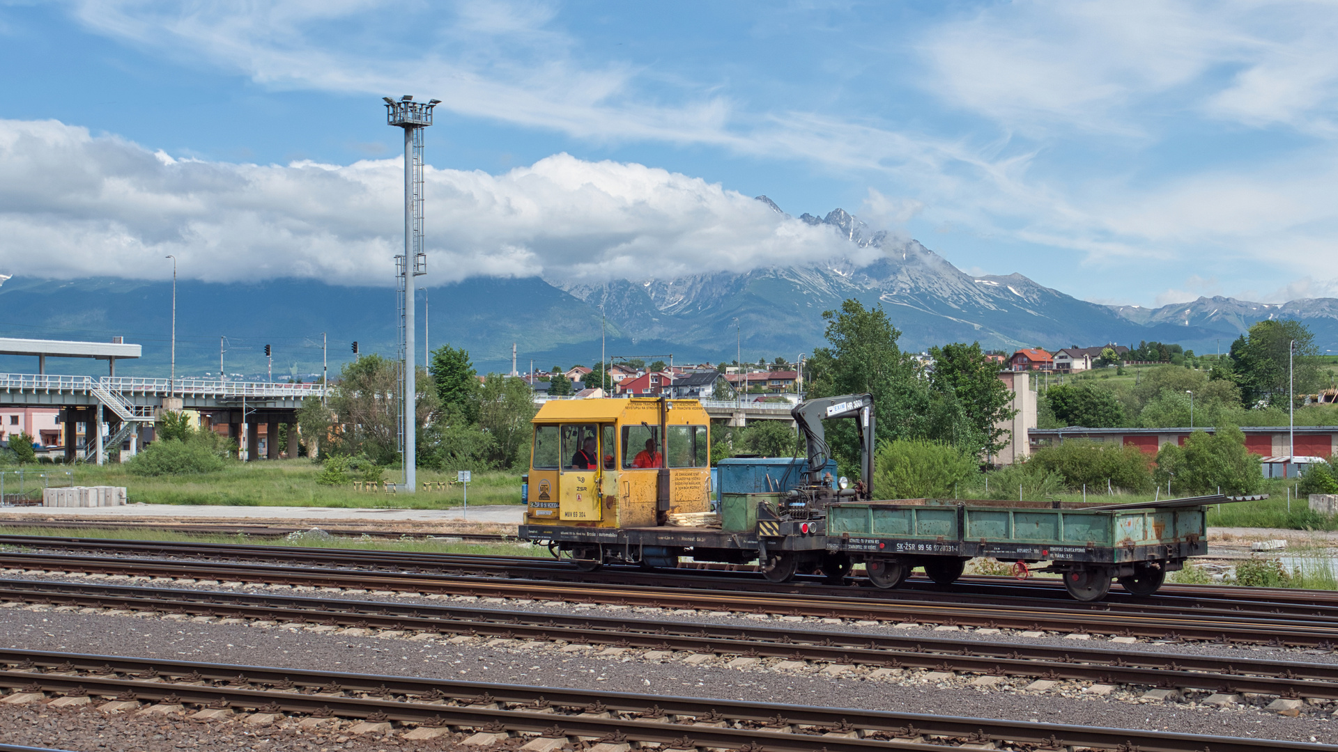 Das Ziel im Blick: Hohe Tatra